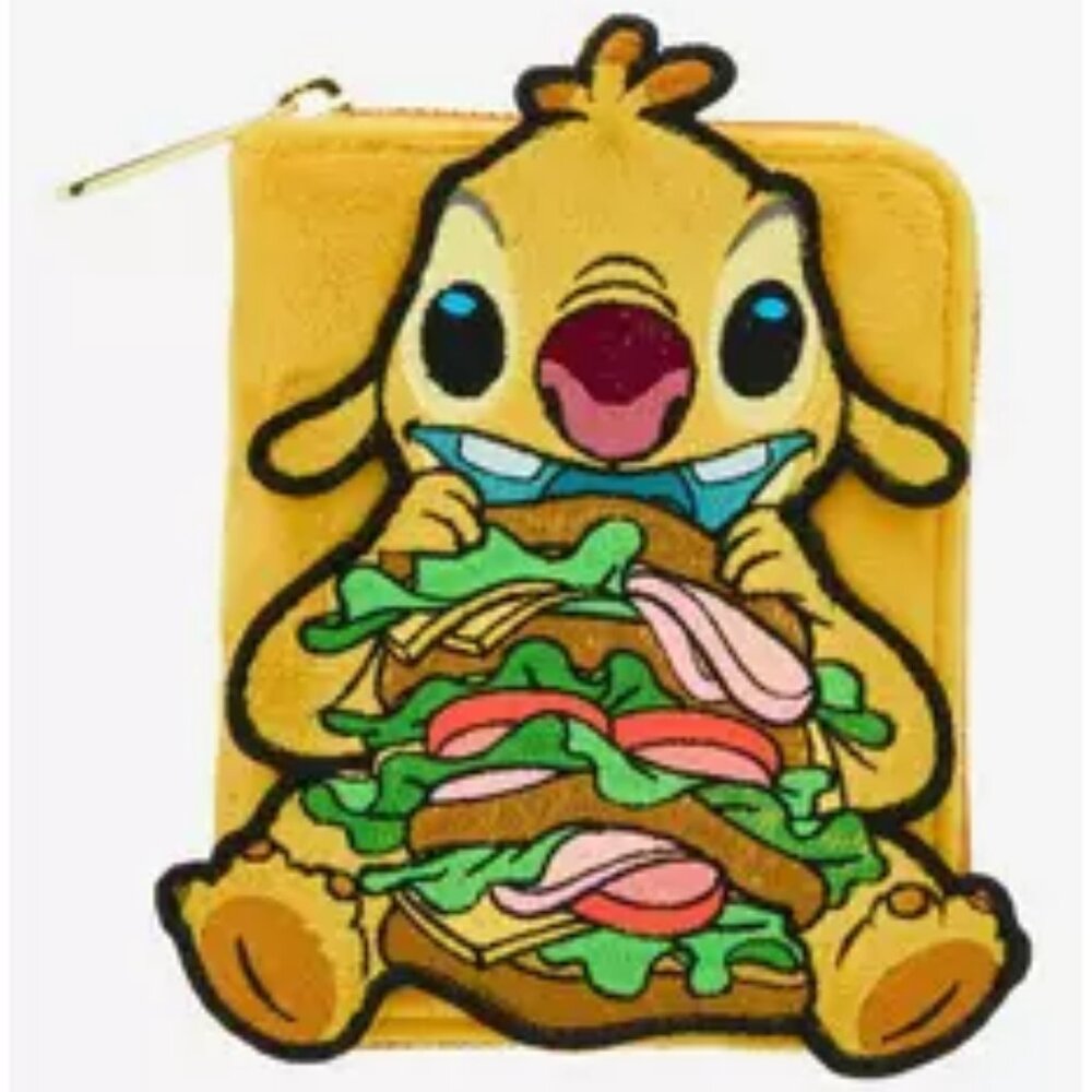 Loungefly Disney Lilo & Stitch Reuben Sandwich Wallet NWT